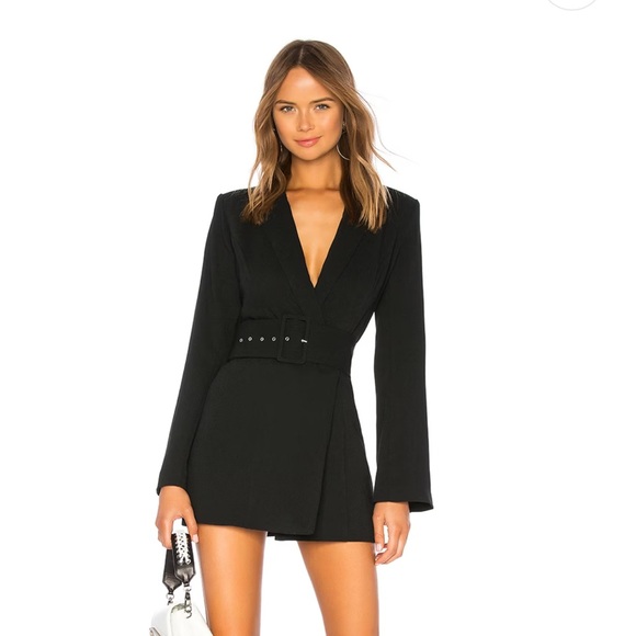 Revolve NBD Your Time Is Up Dress in Black